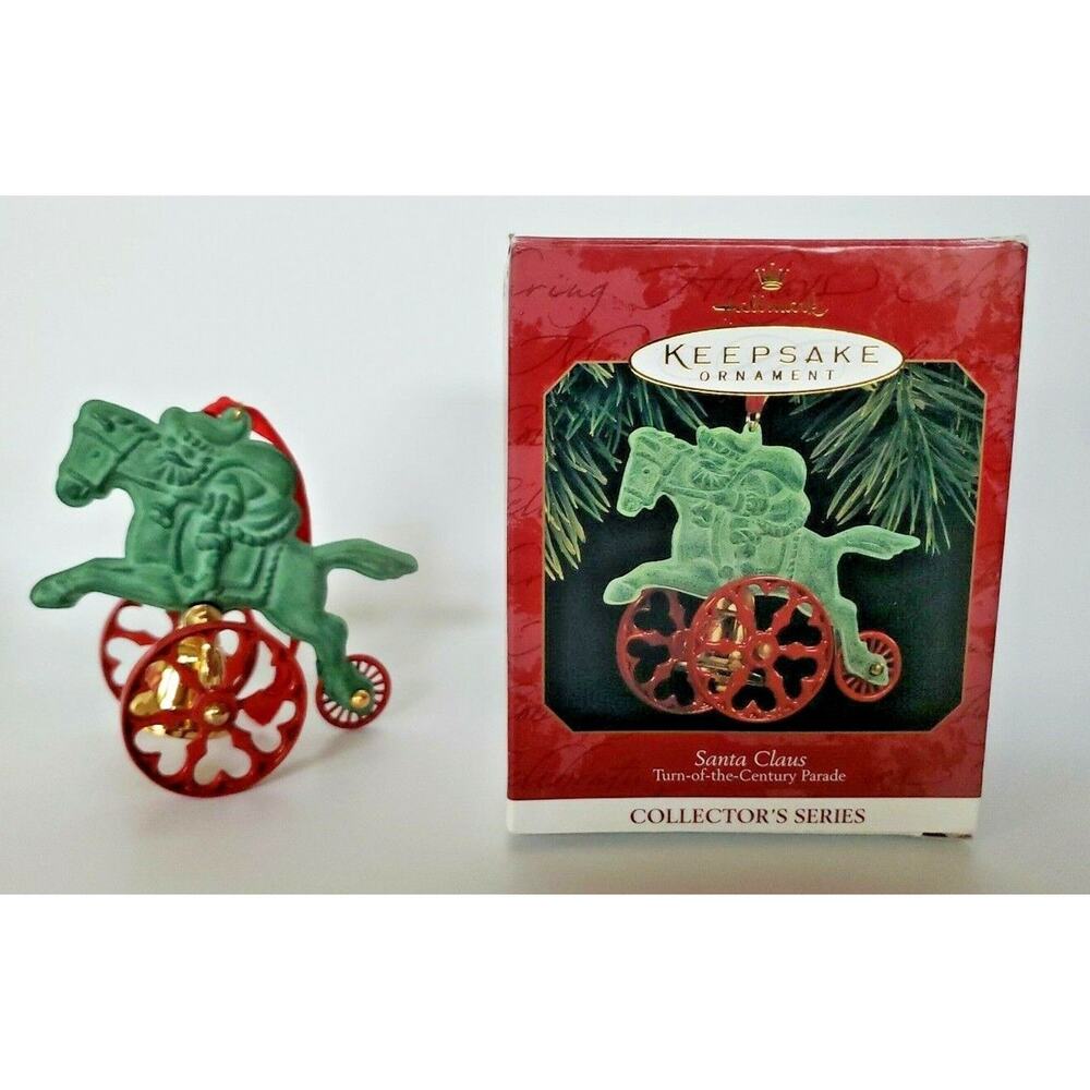 1997 Keepsake Die-Cast Metal & Brass Santa Claus Tourn-of-the-Century Parade U19
